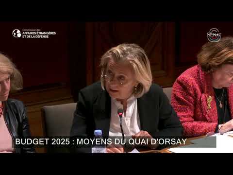 Audition d&#039;Anne-Marie Descôtes, secrétaire générale du MEAE, sur les moyens de notre diplomatie