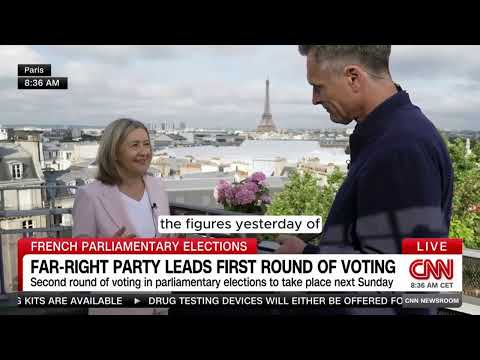 Mon interview sur CNN pour réagir aux résultats du 1er tour des élections législatives